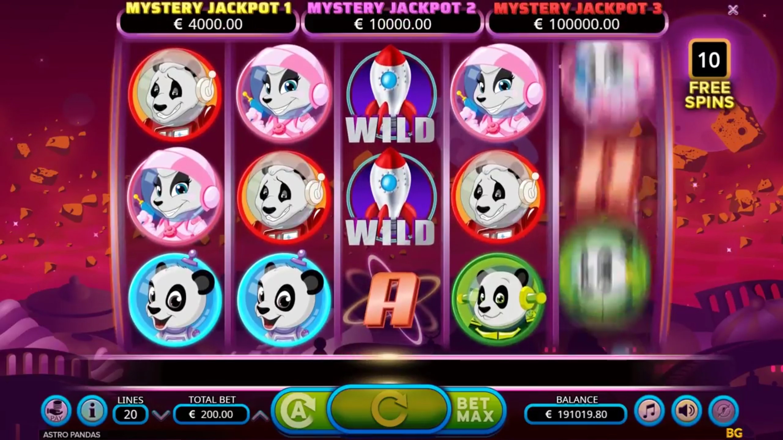 wicked wheel panda slot machine