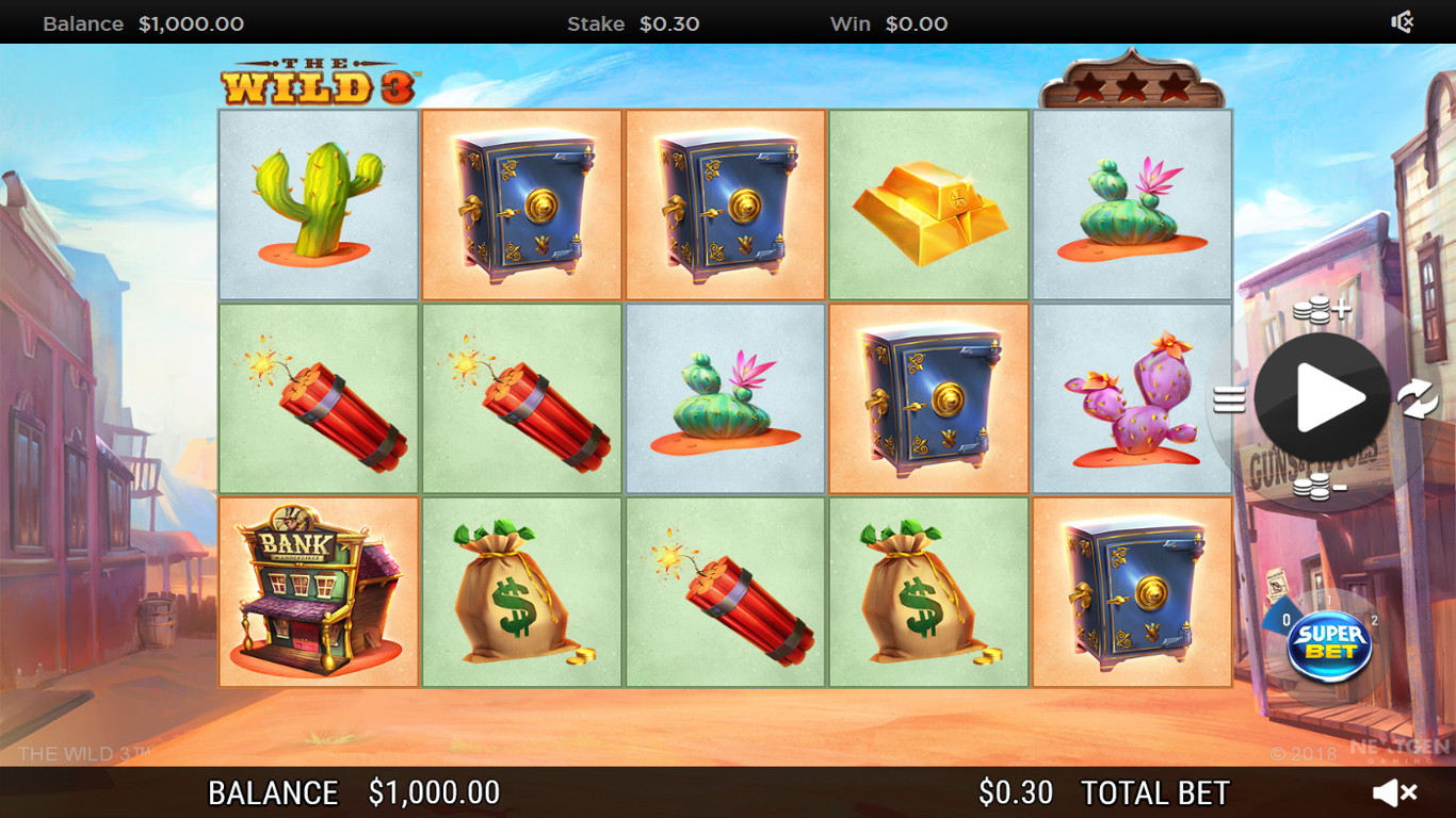 The Wild 3 Slot Game