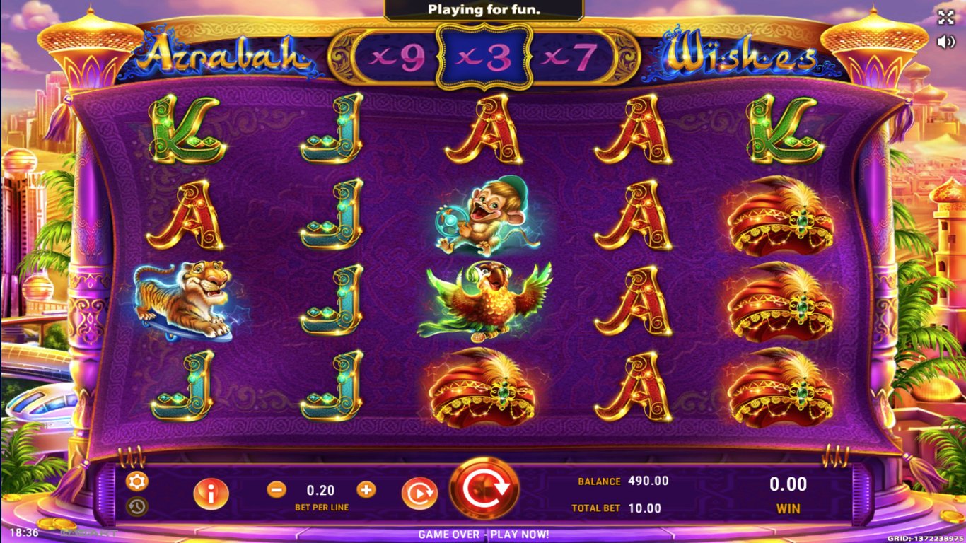 Azrabah wishes gameart casino slots games real ultimate