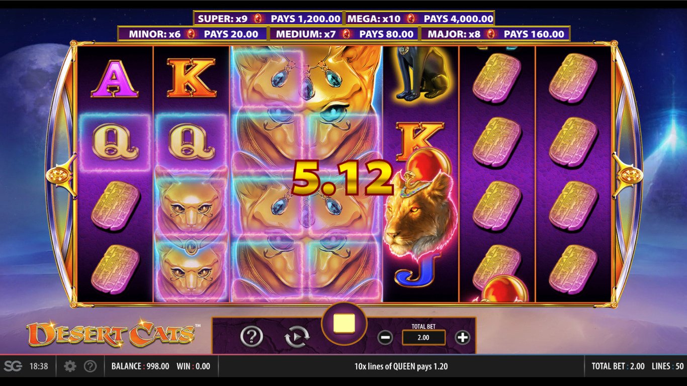 Desert Cats Slot Game