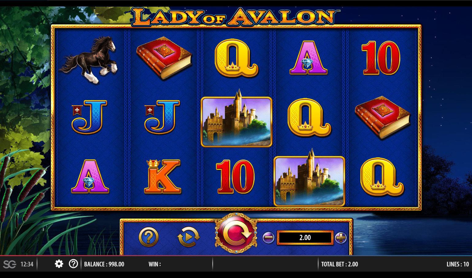 Enjoy the No Download Legends of Avalon Slots